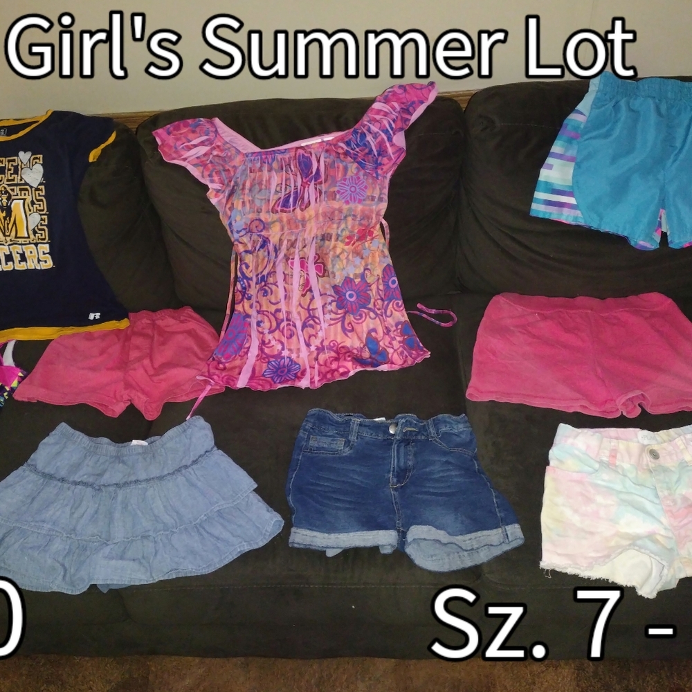 Girls Summer Clothes Lot